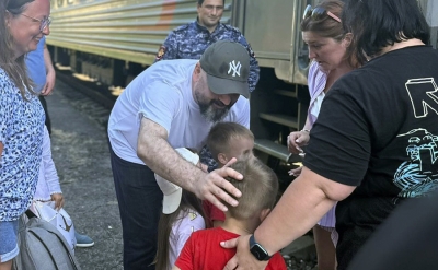 Дети, из многодетных семей военнослужащих России, погибших в СВО  после отдыха в Пицунде отправились домой