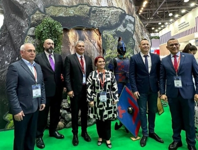 С 19 по 21 марта делегация Абхазии во главе с министром туризма республики Теймуразом Хишба принимала участие в ХХX Международной выставке туризма и индустрии гостеприимства МІТТ - 2024.